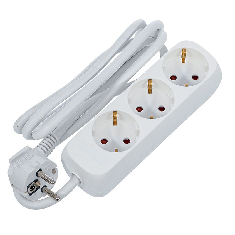 Presa Multipla Lunghezza Cavo 1,4 Metri 6 Prese IP 20 art.BGS3370 BIBA-RICAMBI