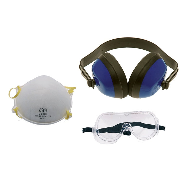 Set 3 Pezzi Sicurezza sul Lavoro art.BGS3625 BIBA-RICAMBI