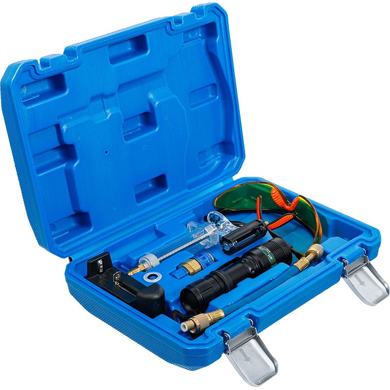 SET TORCIA UV A BATTERIA CON ACCESSORI PER RILEVARE PERDITE ART.BGS3710 BIBA-RICAMBI