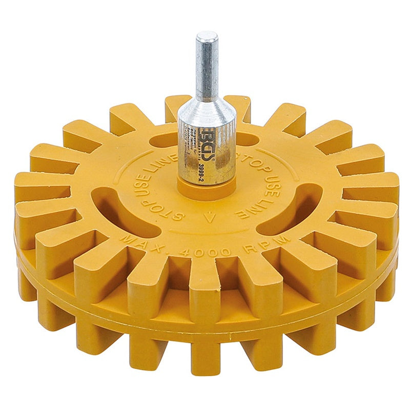 DISCO CANCELLATORE IN GOMMA PER LAMIERA CON LAMELLE Ø 100 MM ART.BGS3999-2 BIBA-RICAMBI