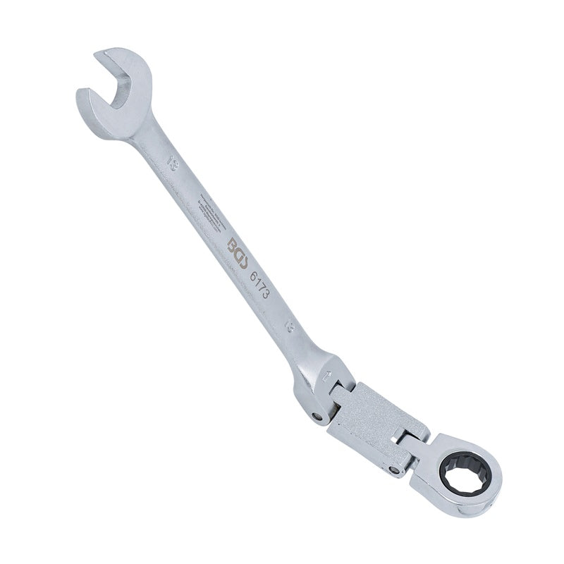 CHIAVE COMBINATA A CRICCHETTO POLIGONALE CON DOPPIO SNODO 13 MM ART.BGS6173 BIBA-RICAMBI