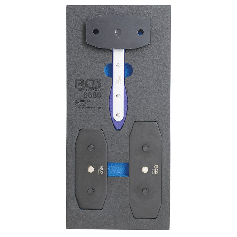 Set 7 Pezzi Chiave a Cricchetto di Reset Pistoncini Freni BGS6680 BIBA-RICAMBI