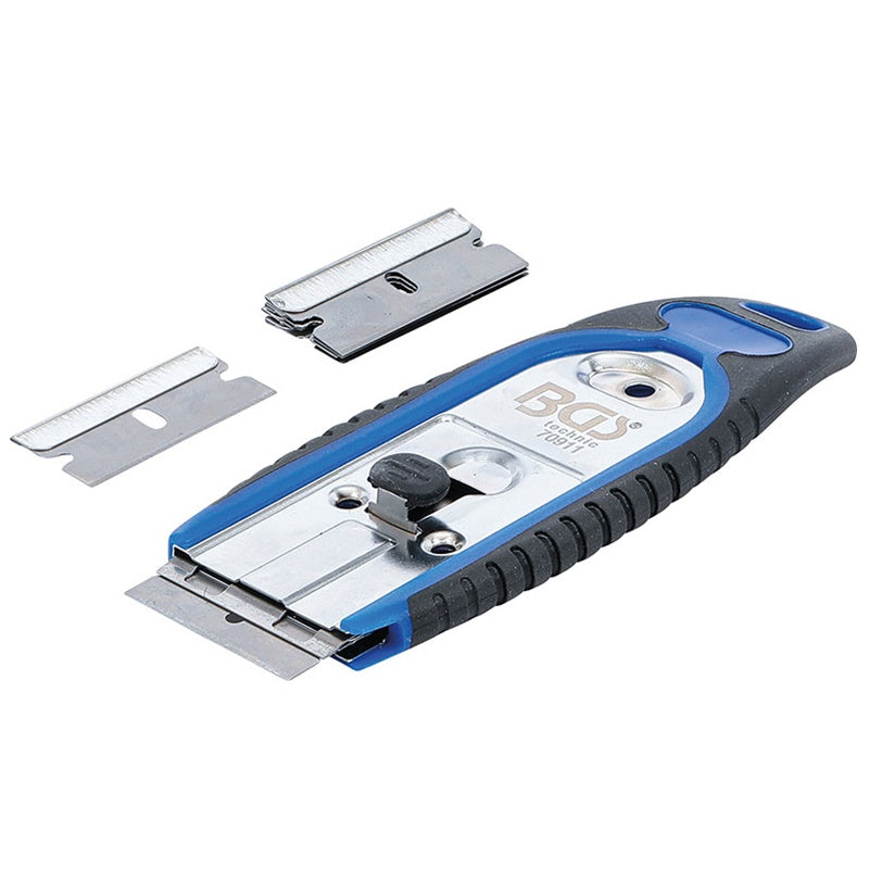 RASCHETTO PER ADESIVI 40 MM CON 6 LAME IN ACCIAIO ART.BGS70911 BIBA-RICAMBI
