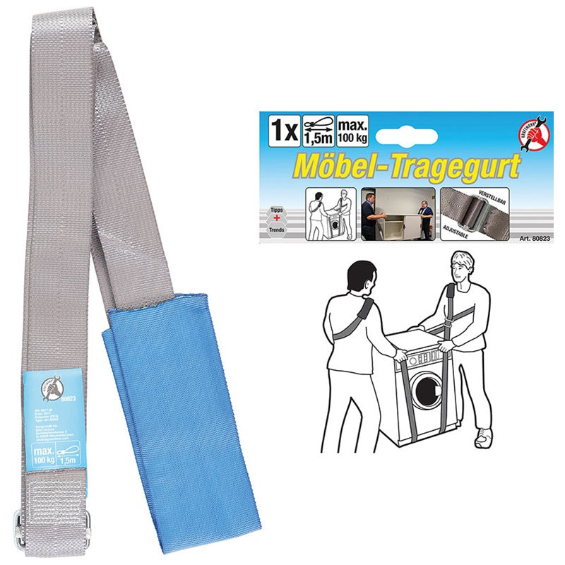 Cinghia per Trasporto 100kg art.BGS80823 BIBA-RICAMBI