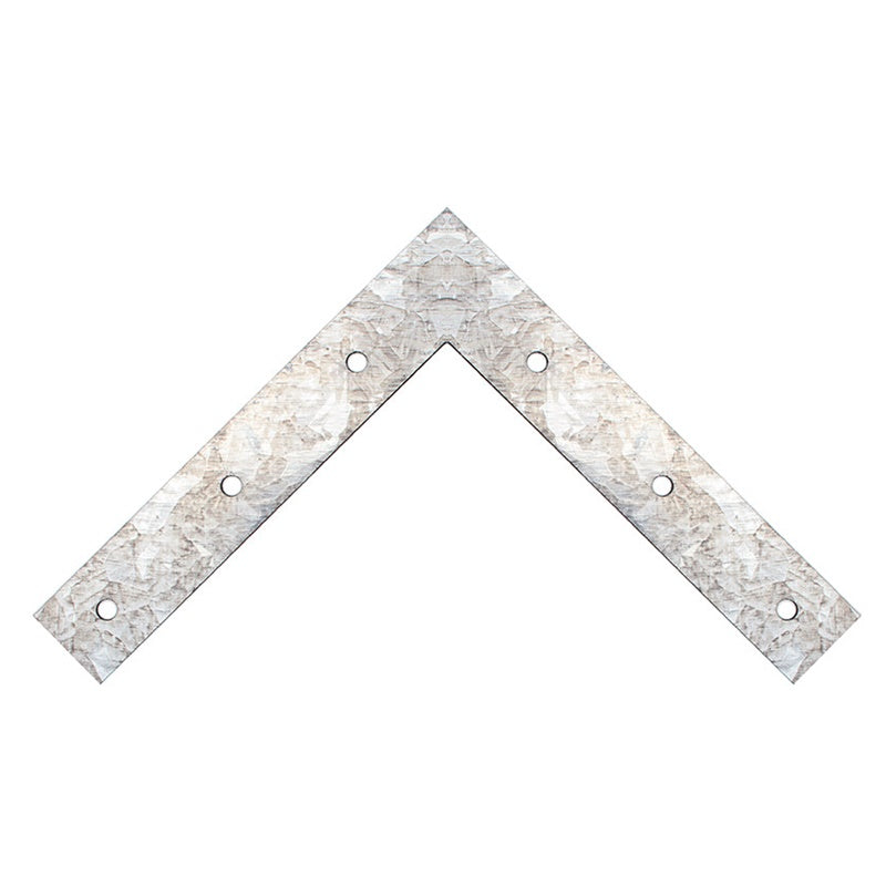 Set 2 Pezzi Piastra Forata a "L" 150x150x25x2 mm art.BGS80925 BIBA-RICAMBI