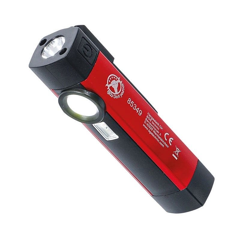 MINI LAMPADA RICARICABILE LED COB+UV ART.BGS85349 BIBA-RICAMBI