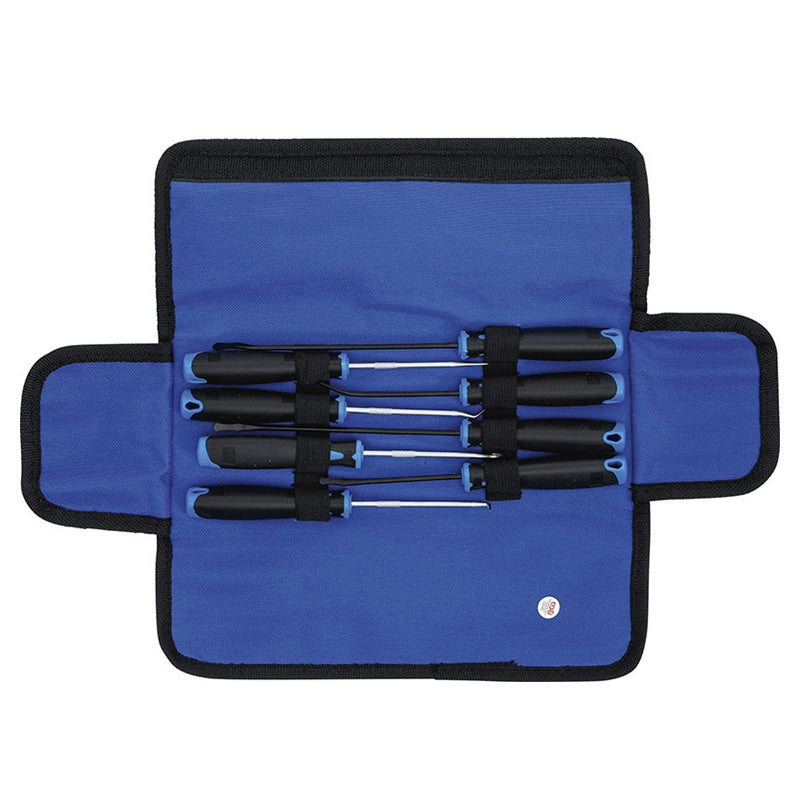 Set 8 Pezzi Uncini con Punte Diritte e Arrotondate BGS8638 BIBA-RICAMBI