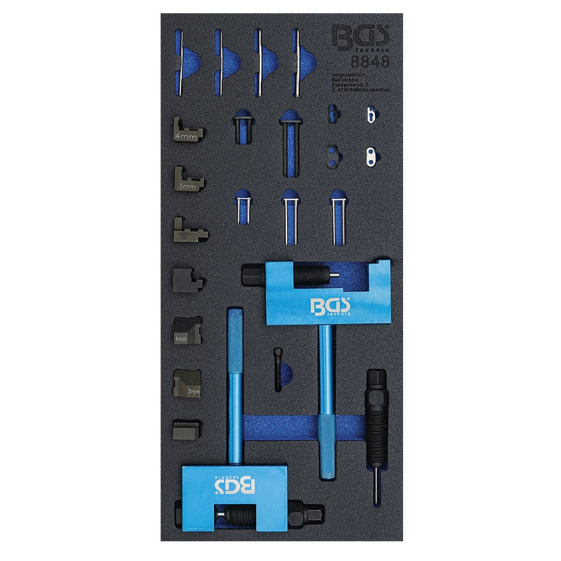 Attrezzo di Rivettatura a Catena Dentata per Mercedes-Benz art.BGS8848 BIBA-RICAMBI