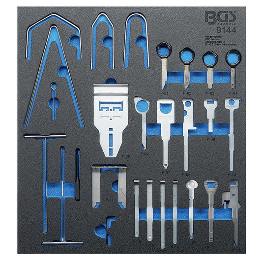 Set 52 Pezzi per Rimozione Autoradio BGS9144 BIBA-RICAMBI