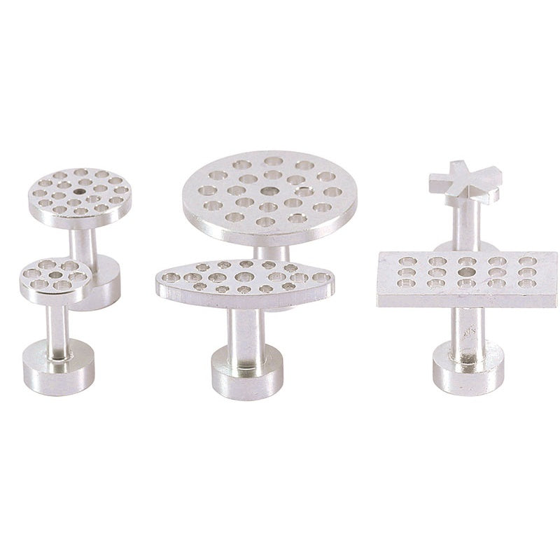 Set 6 Pezzi Piastre per Riparazione Ammaccature BGS9583 BIBA-RICAMBI