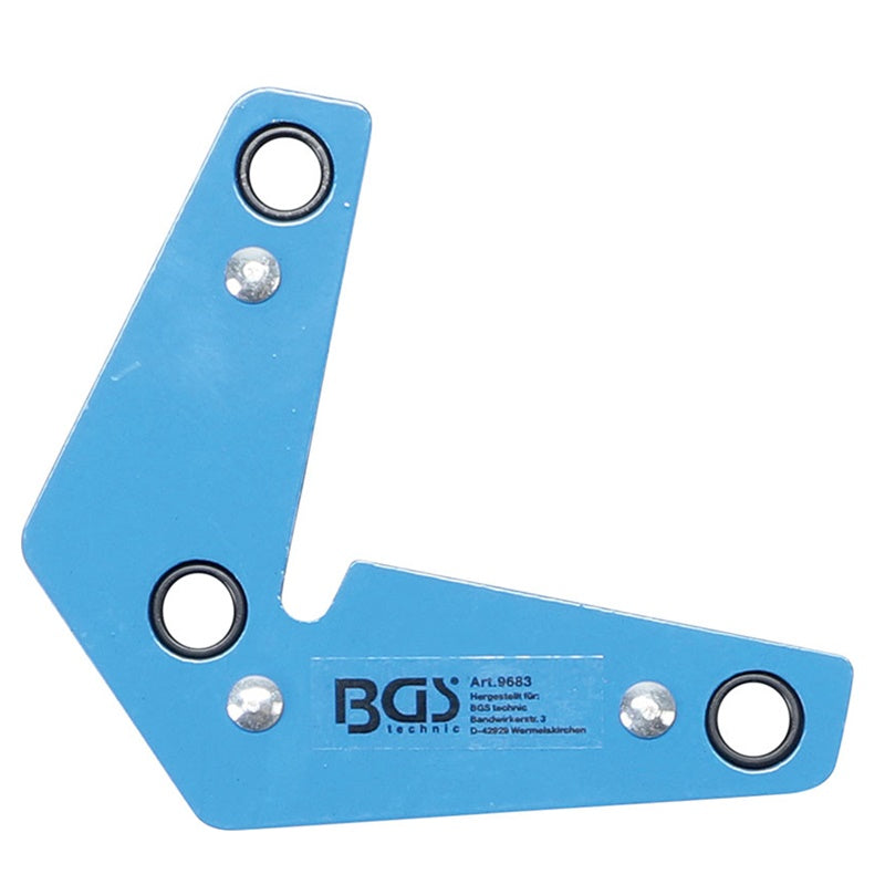 Supporto Magnetico Forma a "L" Portata fino a 9 KG BGS9683 BIBA-RICAMBI