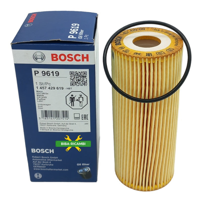 Filtro Olio Bosch Compatibile Per Seat Leon I (1M1) 1.9 SDI 50KW-68CV BIBA-RICAMBI