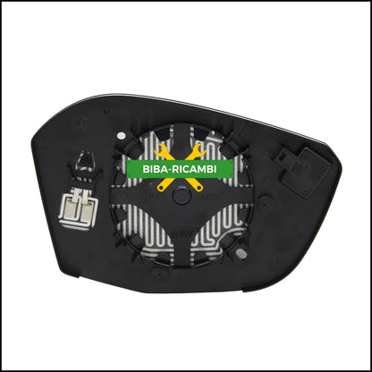 Piastra Retrovisore Termica Lato Sx-Guidatore Per Citroen C4 III (BA) dal 2020> BIBA-RICAMBI