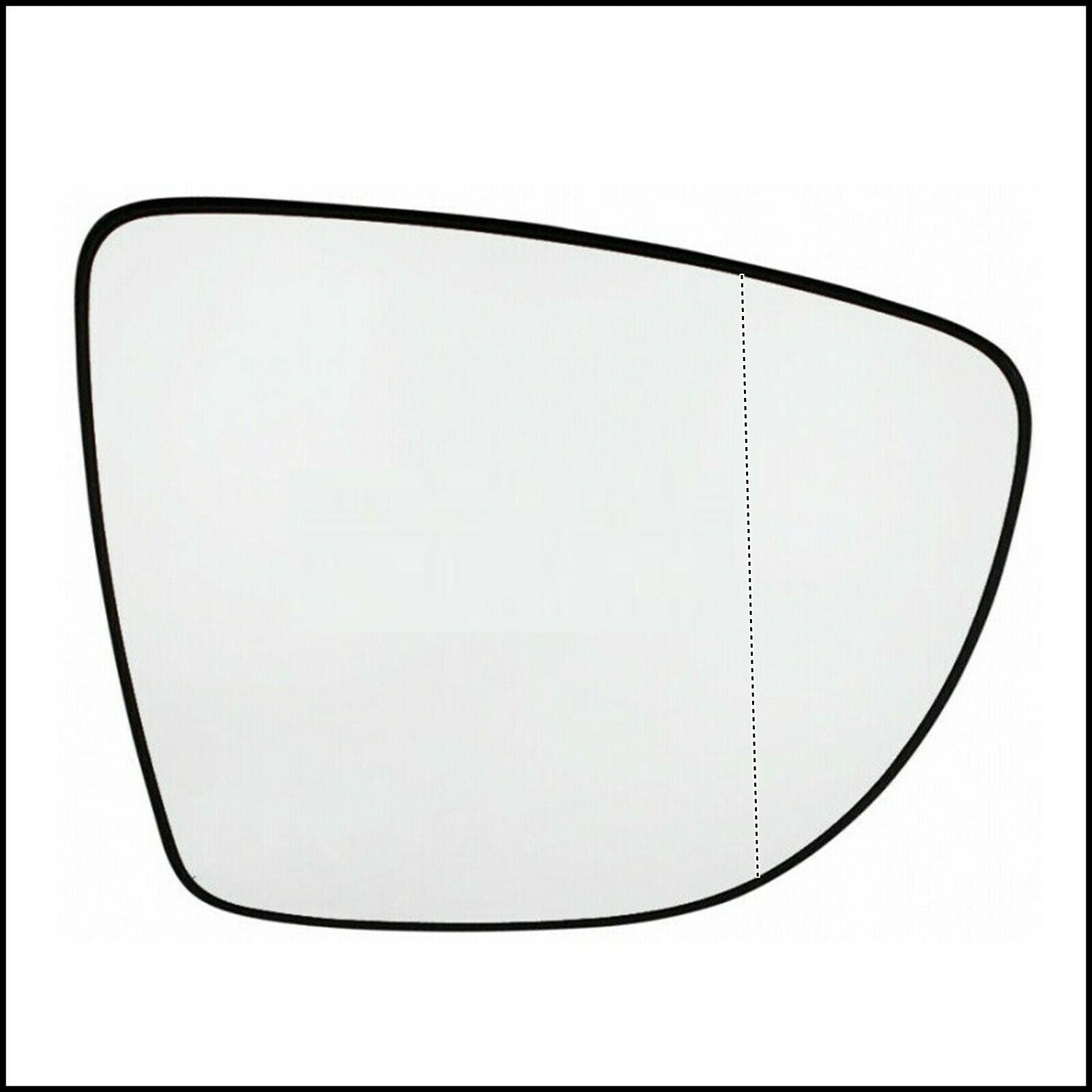 Piastra Specchio Retrovisore Asferico Termico Lato Dx-Passeggero Renault Clio IV (BH) dal 2012> BIBA-RICAMBI