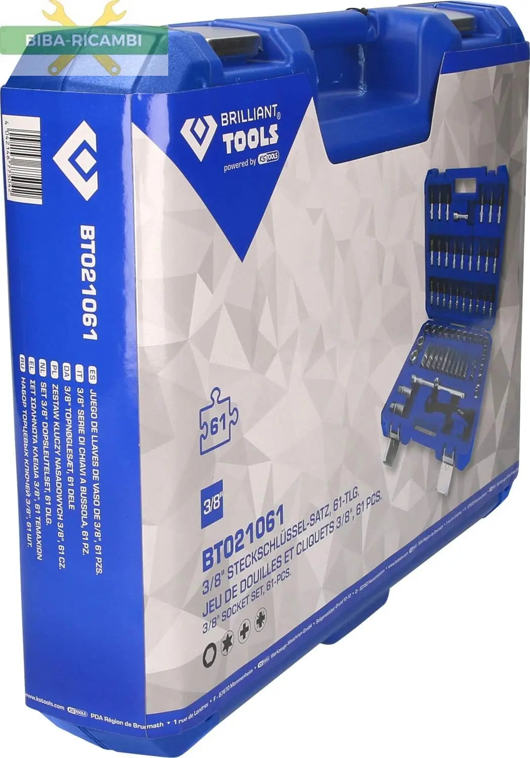 Chiavi A Bussola 3/8'' Brilliant Tools (61pzz) BIBA-RICAMBI