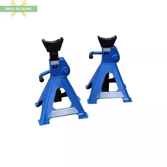 Coppia Di Cavalletti Sostegno Autovetture Cric 3T BIBA-RICAMBI