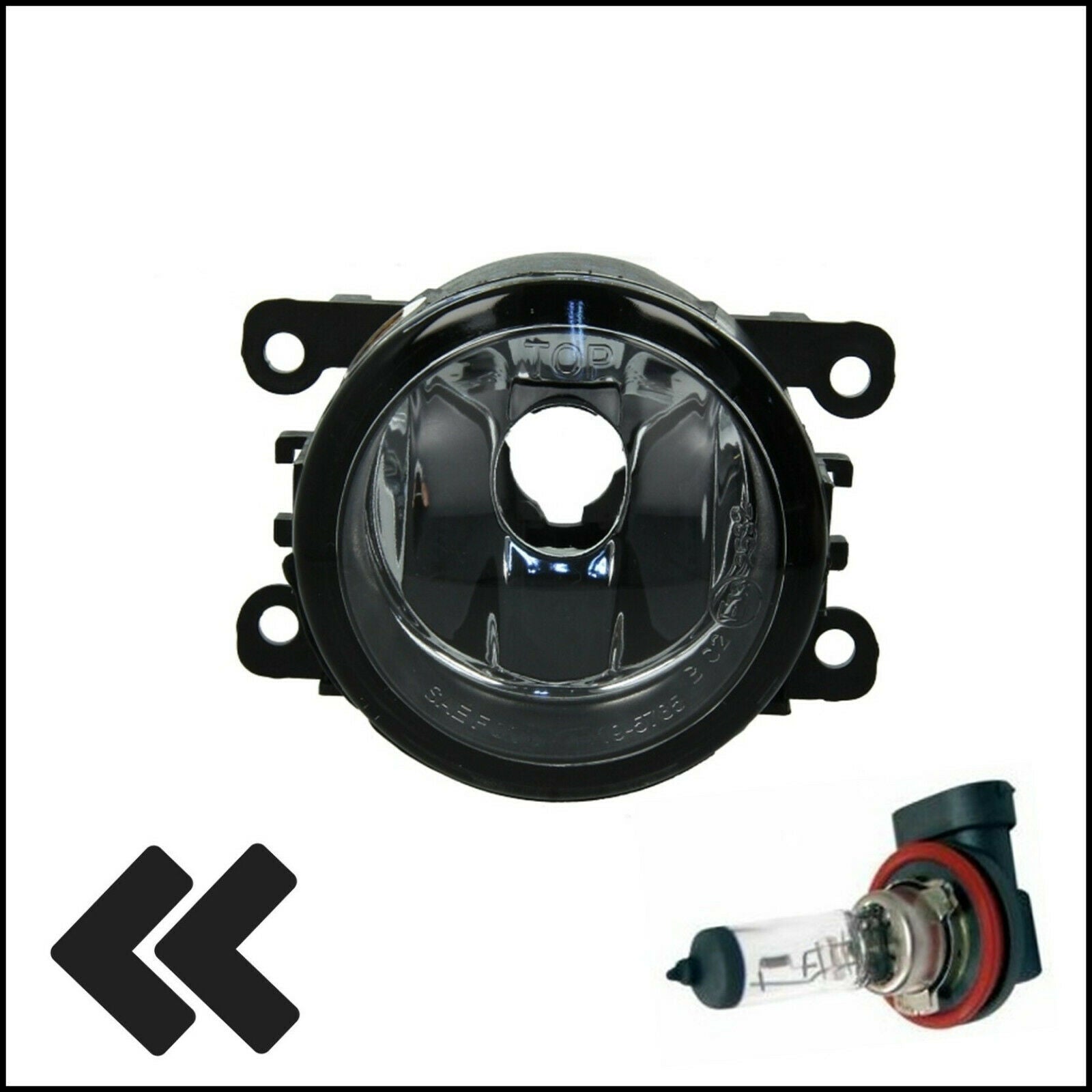 T. Proiettore Fendinebbia Faro Fanale H11 Lato-SX-Guidatore BIBA-RICAMBI