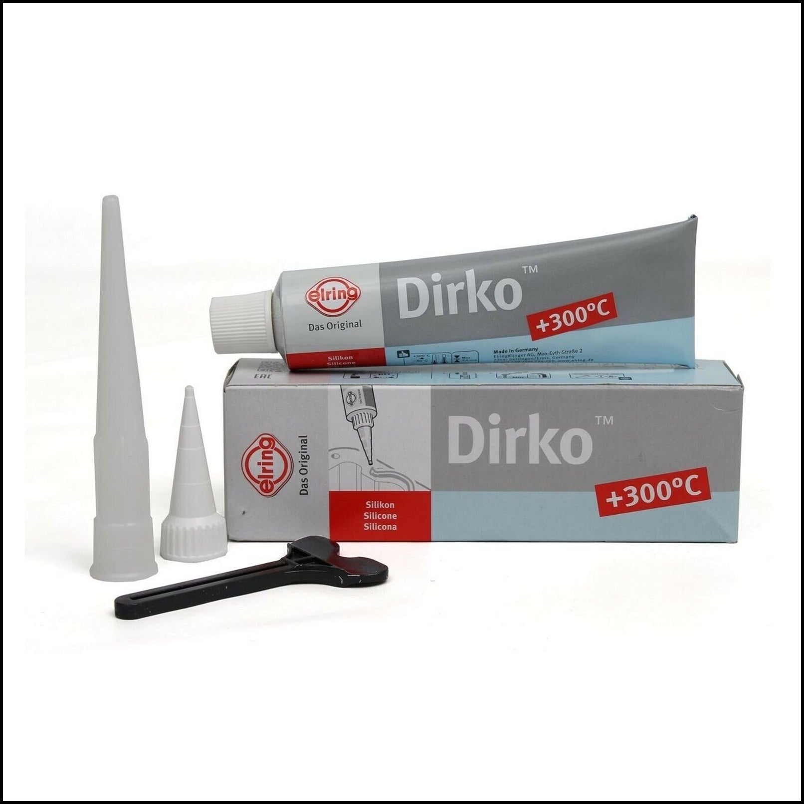 SIGILLANTE ELASTICO GRIGGIO PER GUARNIZIONI +300°C BIBA-RICAMBI