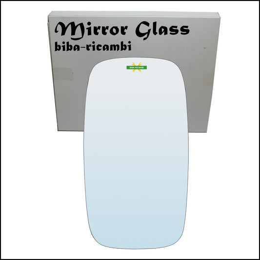 Vetro Specchio Retrovisore Lato Sx-Guidatore Per Fiat Doblo I (223) dal 2000-2009 BIBA-RICAMBI