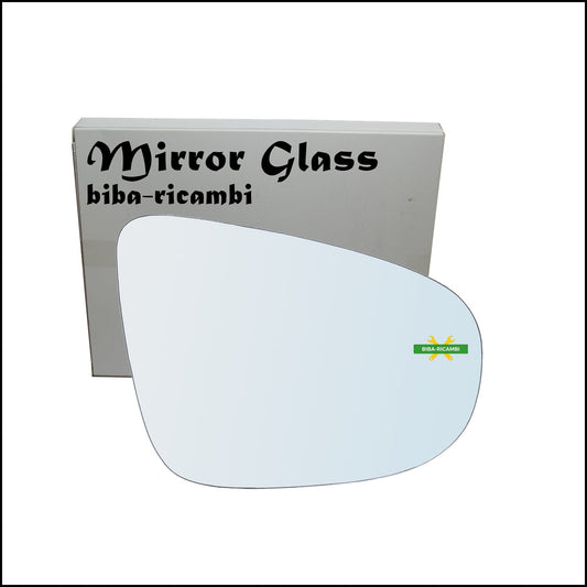 Vetro Specchio Retrovisore Cromato Lato Dx-Passeggero Per Volkswagen Touran II (1T3) dal 2010-2015 BIBA-RICAMBI
