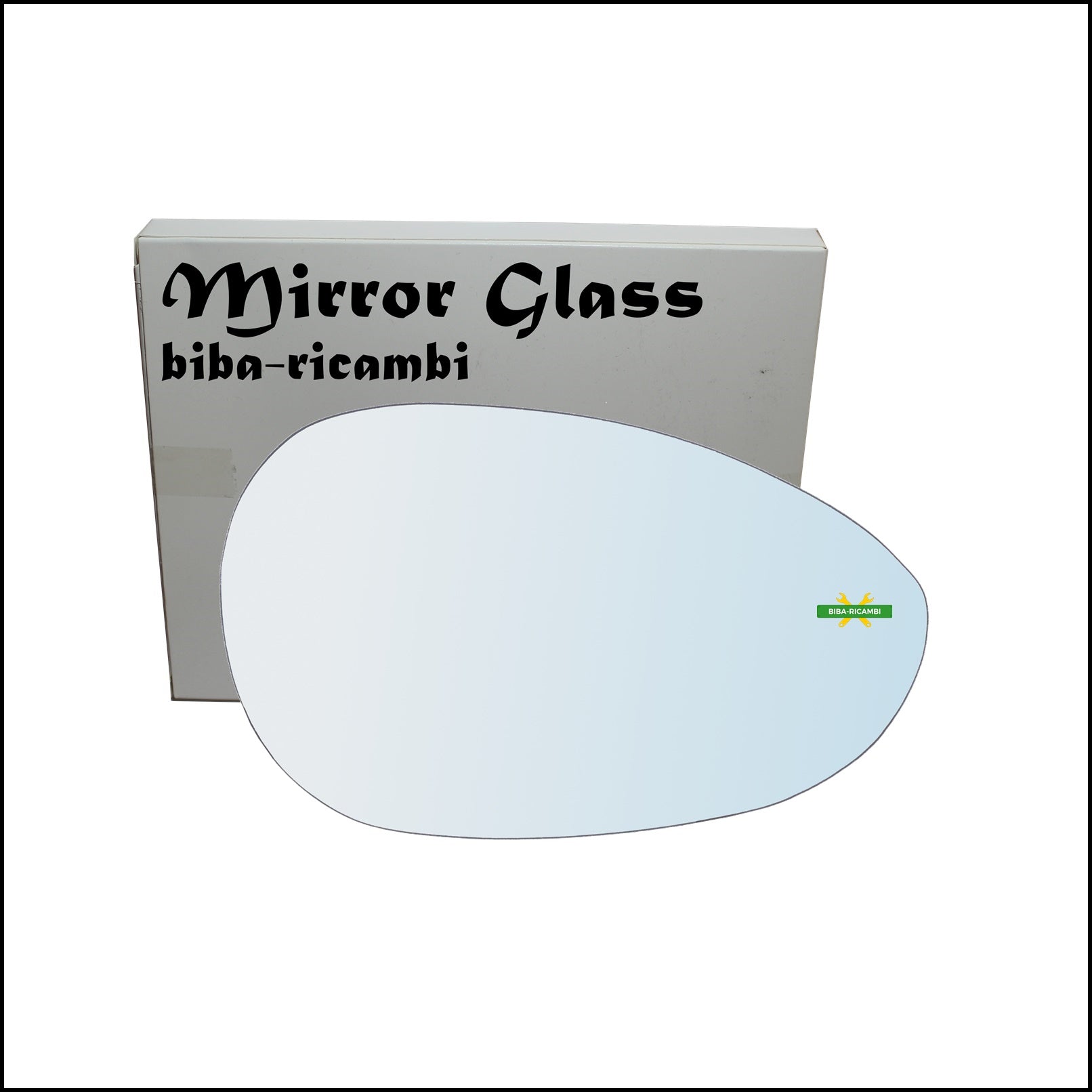 Vetro Specchio Retrovisore Cromato Lato Dx-Passeggero Per Fiat Linea (323) dal 2006> BIBA-RICAMBI