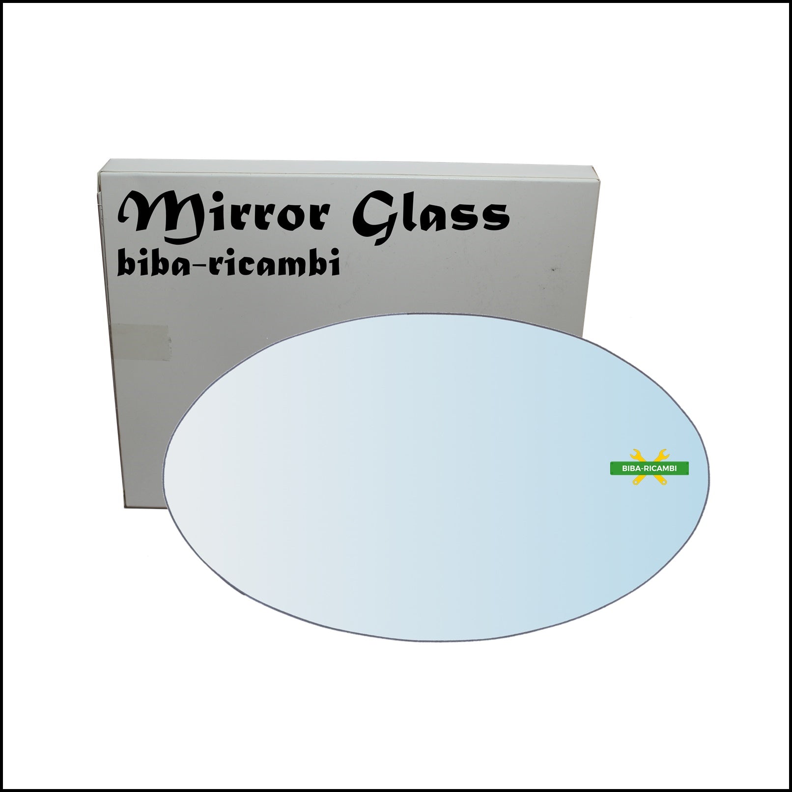 Vetro Specchio Retrovisore Cromato Lato Dx-Passeggero Per Mini Cooper (R50,R52,R53) dal 2001>2008 BIBA-RICAMBI
