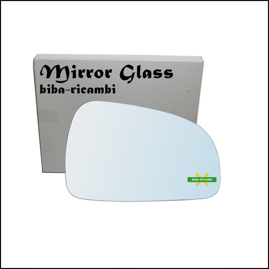 Vetro Specchio Retrovisore Cromato Lato Dx-Passeggero Per Hyundai Matrix (FC) dal 2001-2007 BIBA-RICAMBI