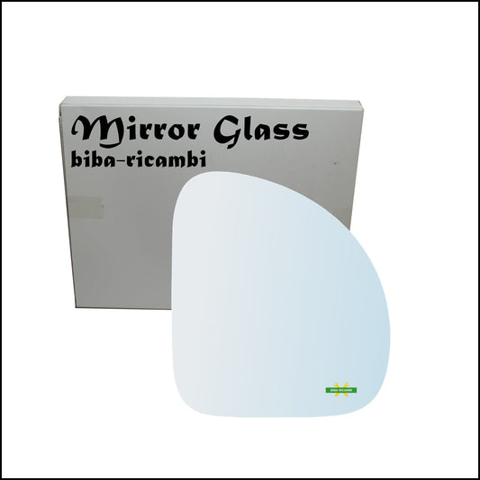 Vetro Specchio Retrovisore Cromato Lato Dx-Passeggero Per Fiat Multipla (186) dal 1999-2010 BIBA-RICAMBI