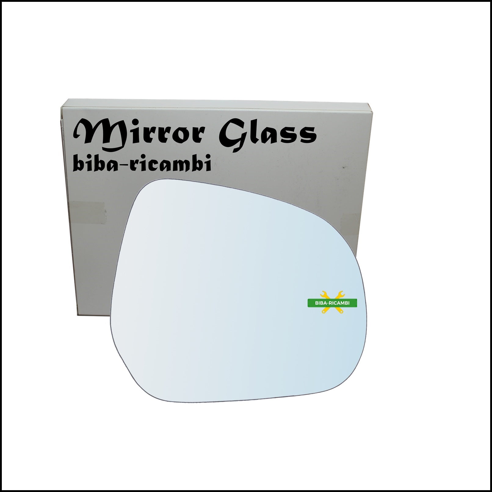 Vetro Specchio Retrovisore Cromato Lato Dx-Passeggero Per Opel Agila B (H08) dal 2008-2014 BIBA-RICAMBI