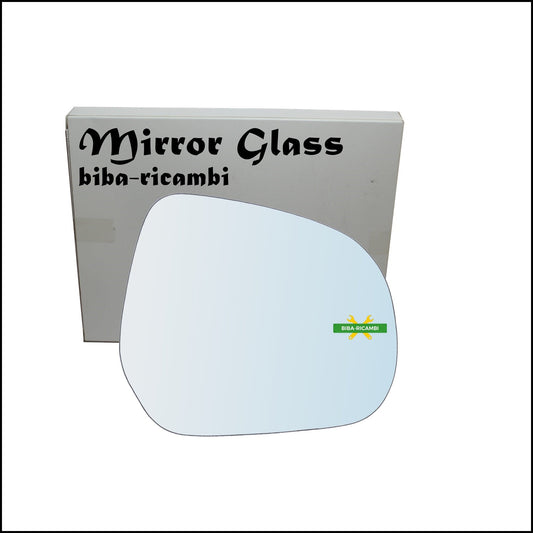 Vetro Specchio Retrovisore Cromato Lato Dx-Passeggero Per Opel Agila B (H08) dal 2008-2014 BIBA-RICAMBI