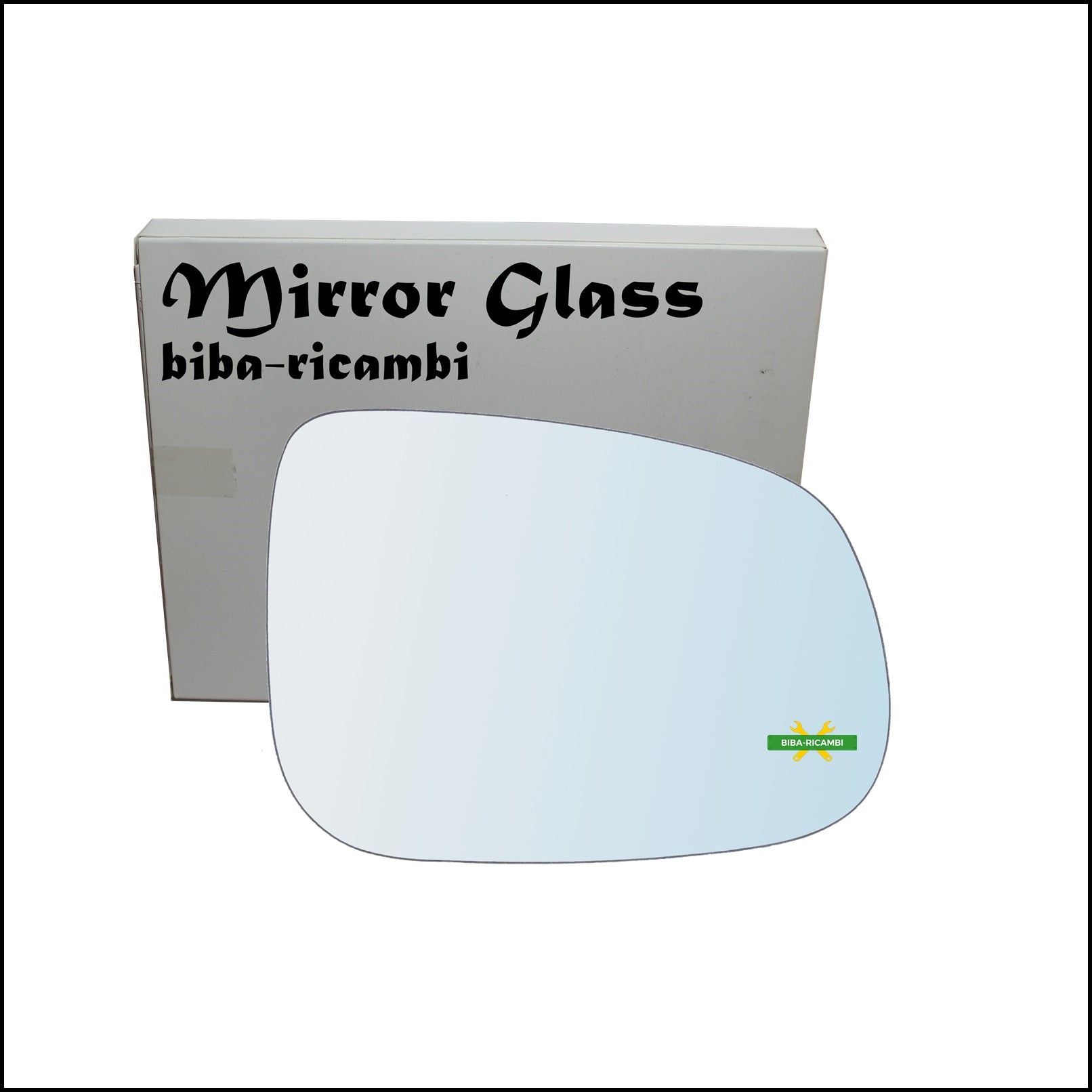 Vetro Specchio Retrovisore Cromato Lato Dx-Passeggero Per Volvo V40 II (525) dal 2012> BIBA-RICAMBI