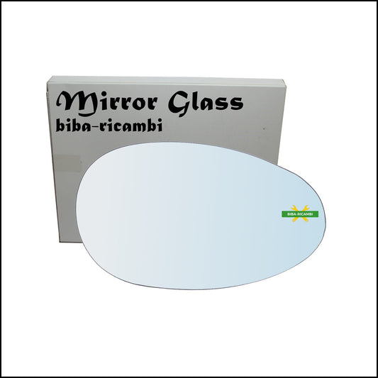 Vetro Specchio Retrovisore Cromato Lato Dx-Passeggero Per Rover 45 (RT) dal 2000-2005 BIBA-RICAMBI