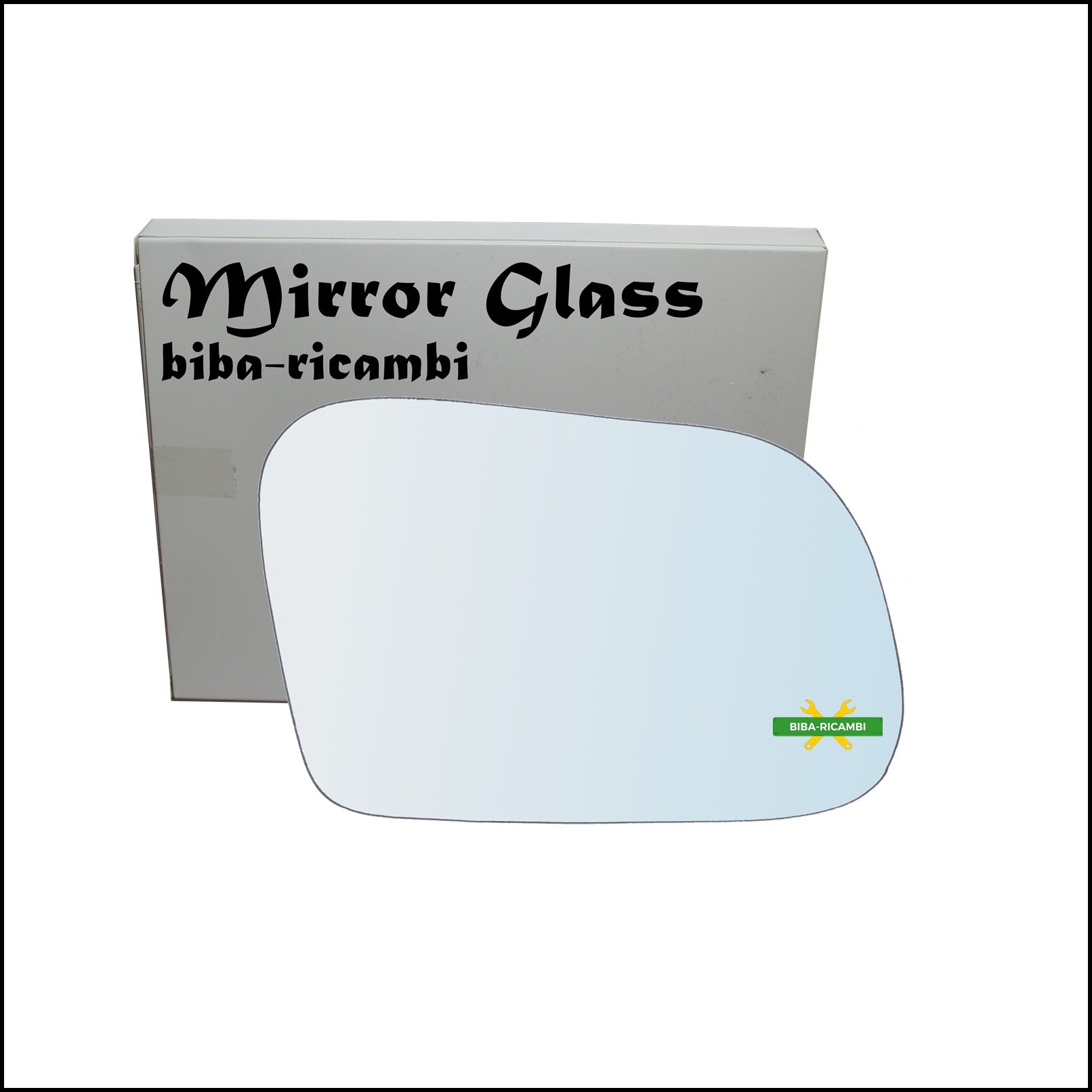 Vetro Specchio Retrovisore Cromato Lato Dx-Passeggero Per Rover 400 (XW) dal 1990-1995 BIBA-RICAMBI