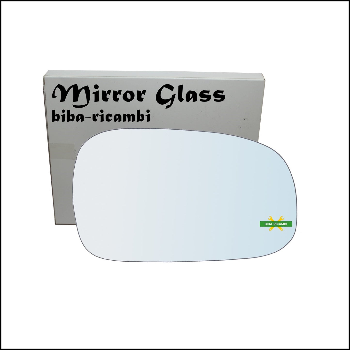 Vetro Specchio Retrovisore Cromato Lato Dx-Passeggero Per Rover 400 (RT) dal 1995-2000 BIBA-RICAMBI