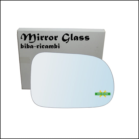 Vetro Specchio Retrovisore Cromato Lato Dx-Passeggero Per Suzuki Swift II (EA) solo dal 2003-2005 BIBA-RICAMBI