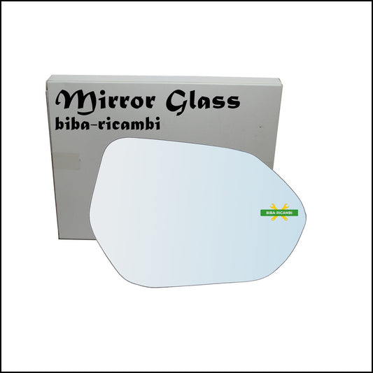 Vetro Specchio Retrovisore Cromato Lato Dx-Passeggero Per Toyota Prius IV (W5) dal 2015&gt; BIBA-RICAMBI
