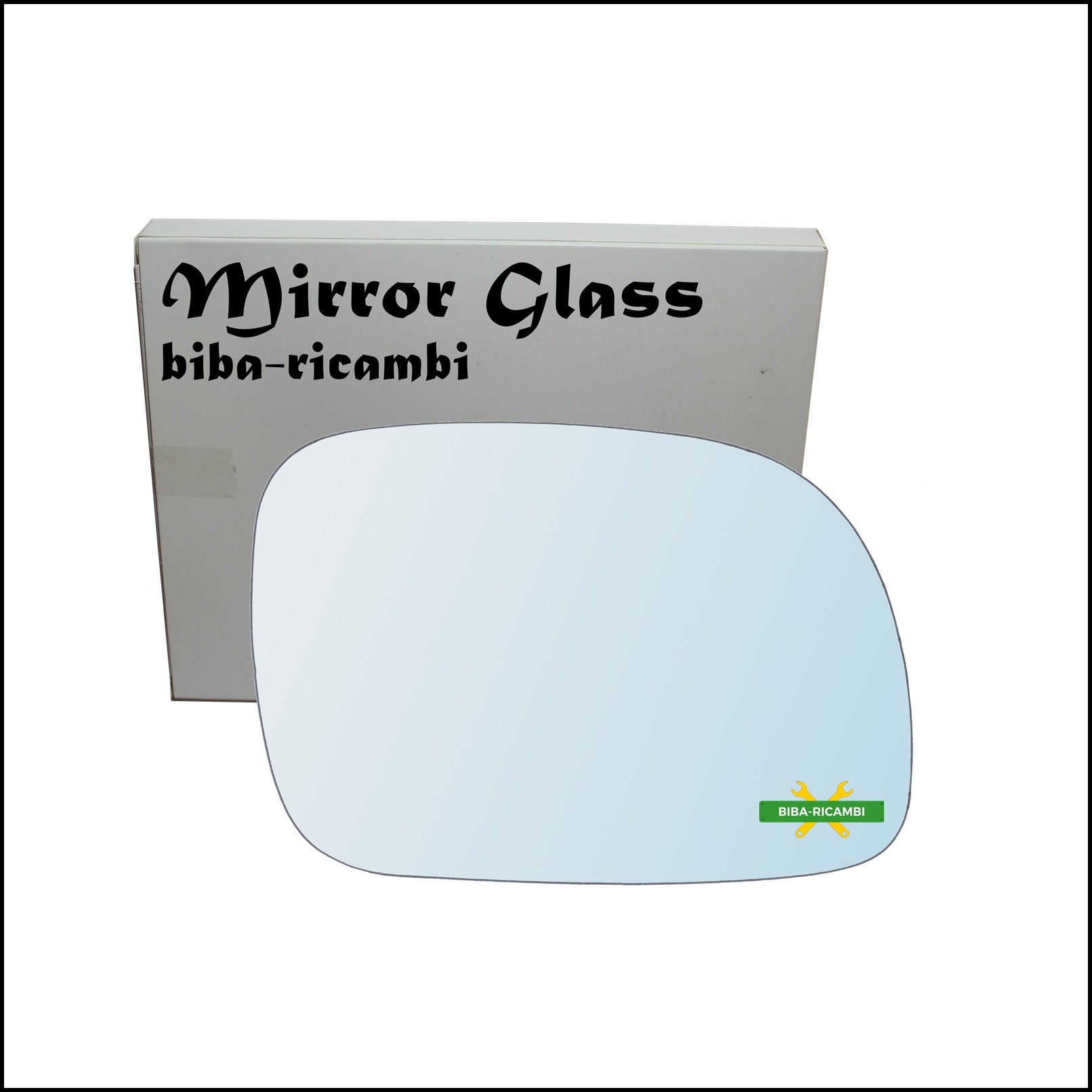Vetro Specchio Retrovisore Cromato Lato Dx-Passeggero Per Chrysler Voyager IV (RG) dal 1999-2008 BIBA-RICAMBI