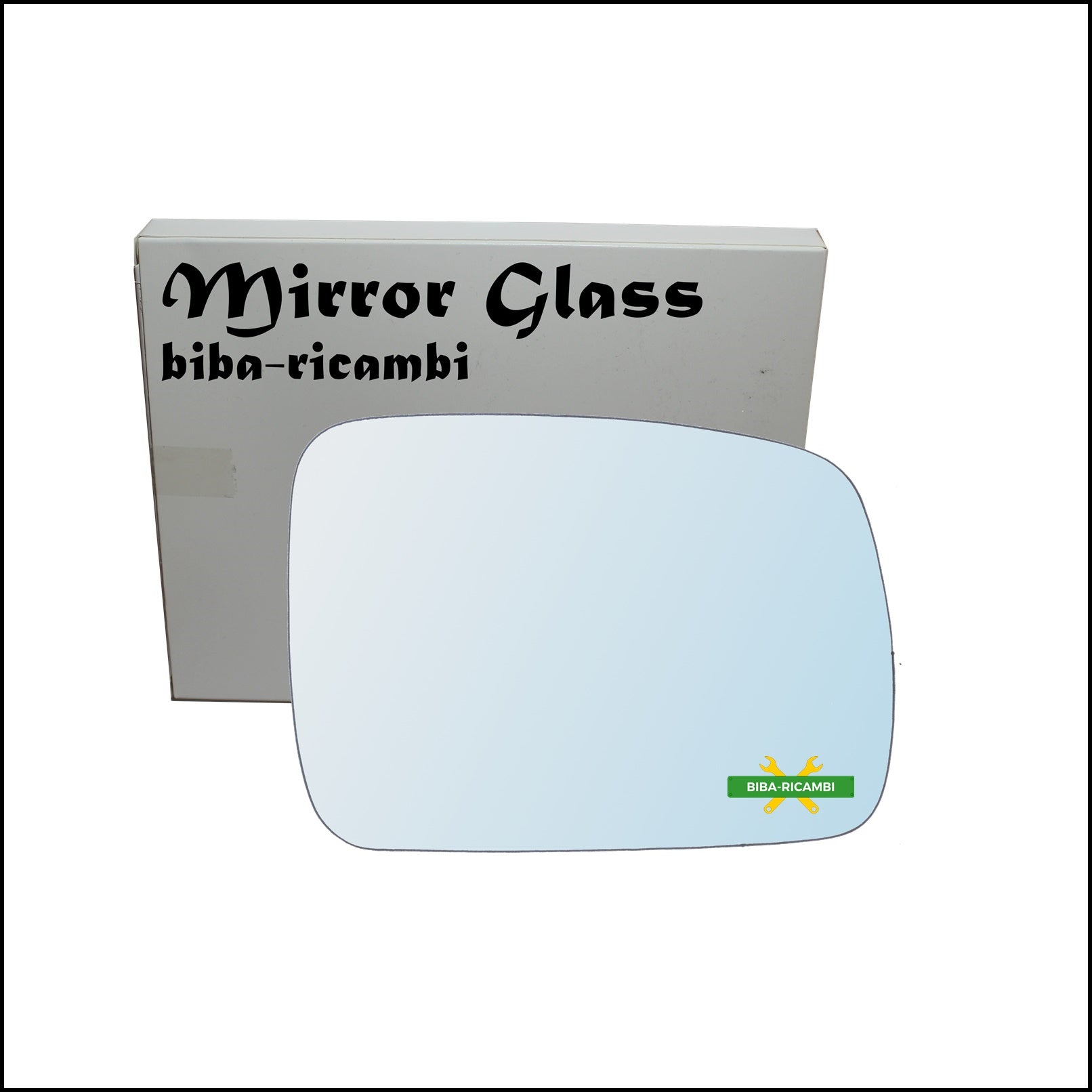 Vetro Specchio Retrovisore Cromato Lato Dx-Passeggero Per Land Rover Discovery III (L319) dal 2004-2009 BIBA-RICAMBI