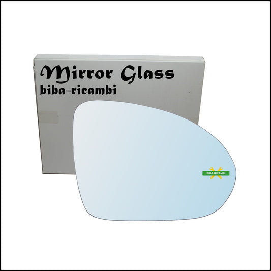 Vetro Specchio Retrovisore Cromato Lato Dx-Passeggero Per Smart ForFour I (454) dal 2004-2006 BIBA-RICAMBI