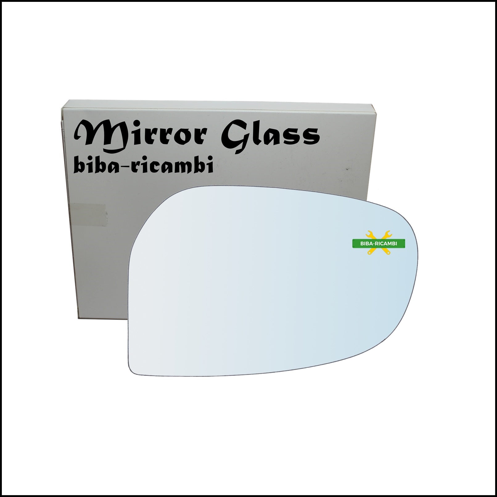 Vetro Specchio Retrovisore Cromato Lato Dx-Passeggero Per DR 2 dal 2010-2014> BIBA-RICAMBI