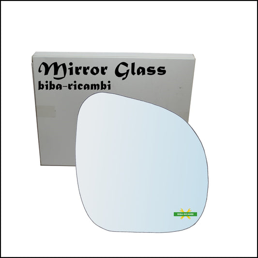 Vetro Specchio Retrovisore Lato Dx-Passeggero Per Citroen C3 I (FC) solo anno 2009 BIBA-RICAMBI