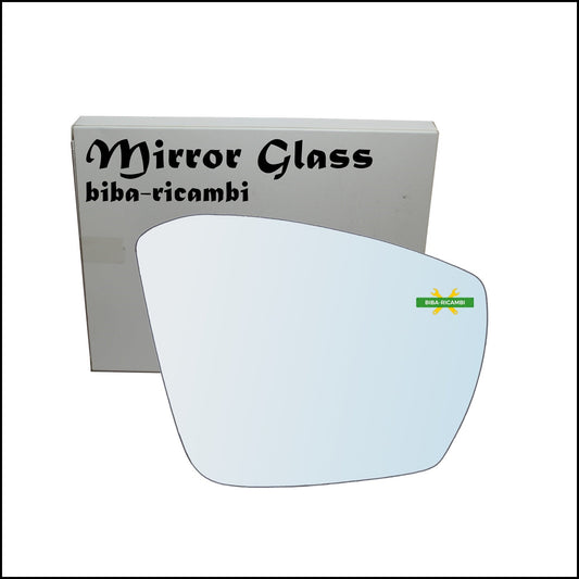 Vetro Specchio Retrovisore Lato Dx-Passeggero Per Skoda Octavia III (5E) dal 2012&gt; BIBA-RICAMBI