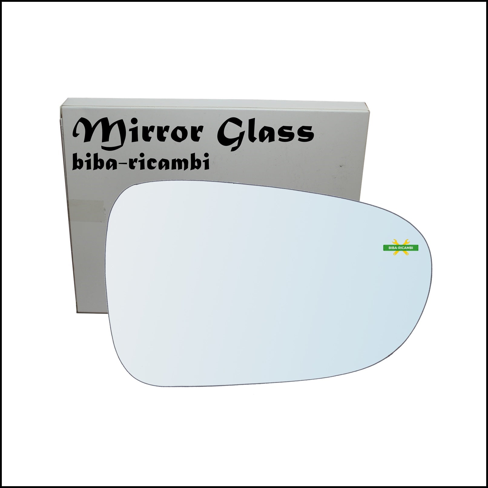 Vetro Specchio Retrovisore Cromato Lato Dx-Passeggero Per Ford Galaxy I (WGR) dal 1995-2006 BIBA-RICAMBI