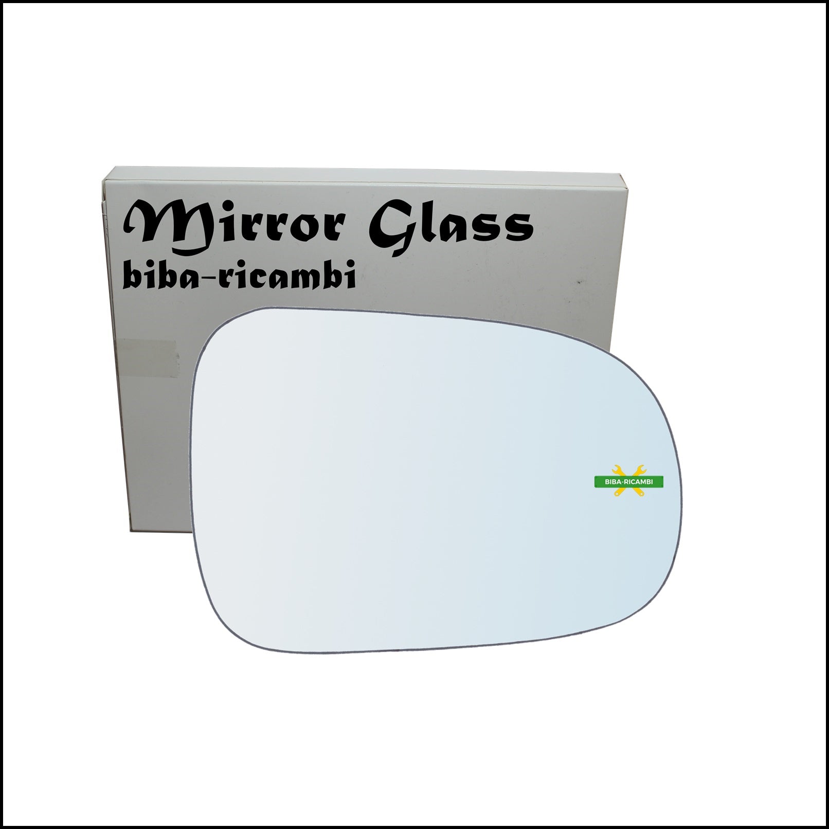 Vetro Specchio Retrovisore Lato Dx-Passeggero Per Daihatsu Sirion (M1) dal 1998-2005 BIBA-RICAMBI
