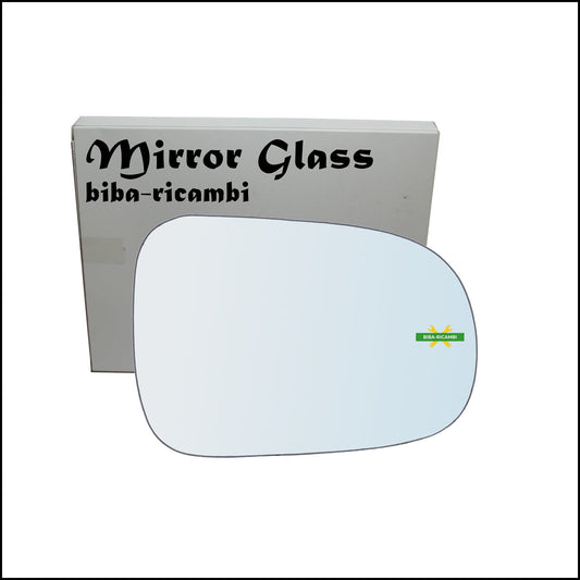 Vetro Specchio Retrovisore Lato Dx-Passeggero Per Daihatsu Sirion (M1) dal 1998-2005 BIBA-RICAMBI