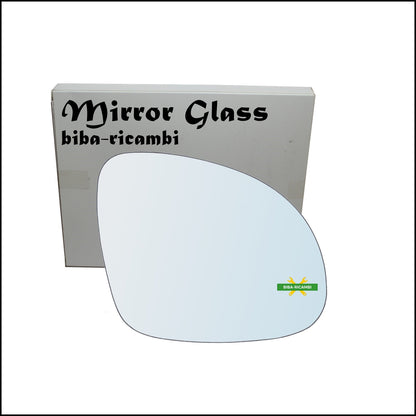 Vetro Specchio Retrovisore Lato Dx-Passeggero Per Seat Alhambra II (710) dal 2010&gt; BIBA-RICAMBI