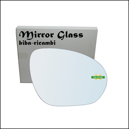 Vetro Specchio Retrovisore Lato Dx-Passeggero Per Nissan Juke (F15) dal 2010-2014 BIBA-RICAMBI