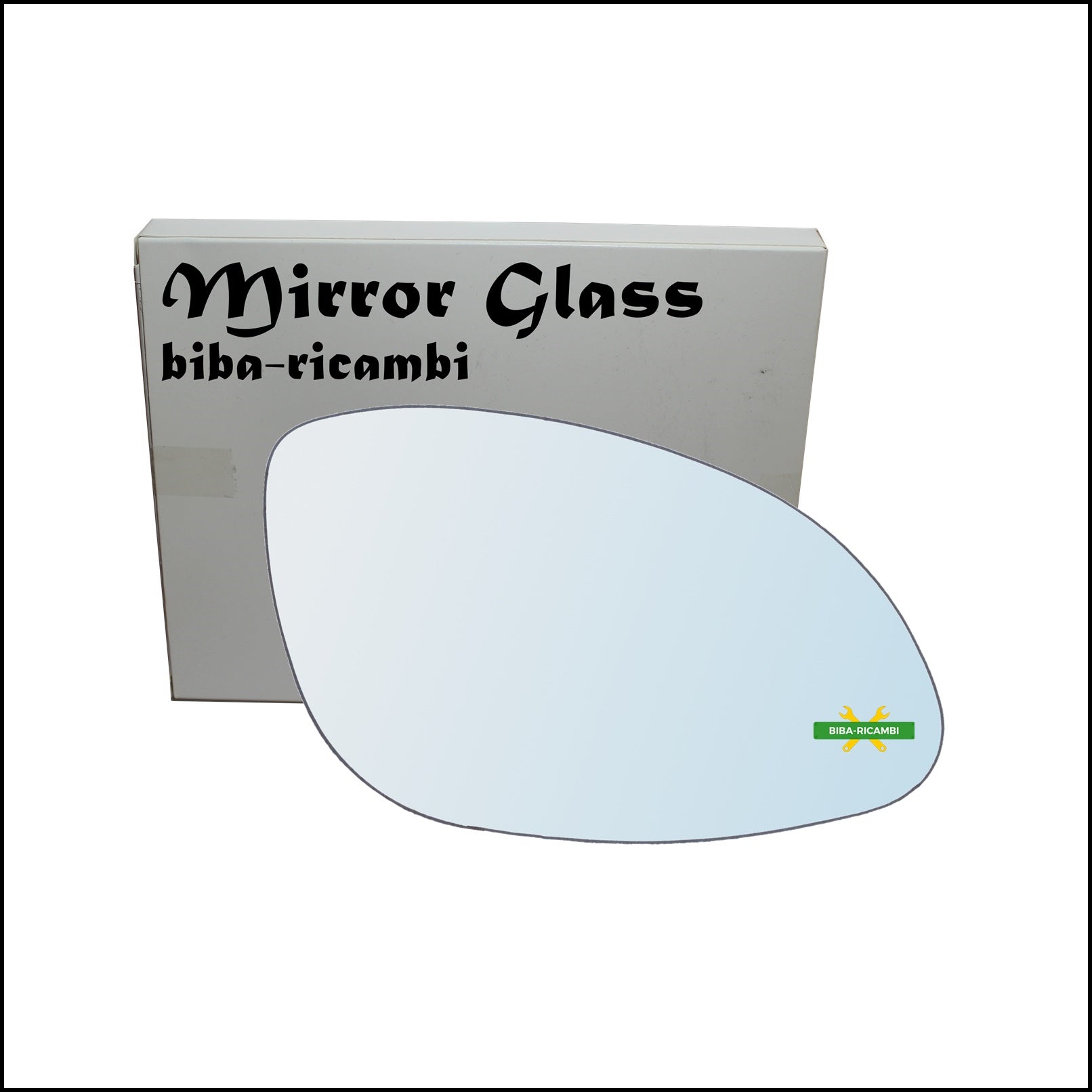 Vetro Specchio Retrovisore Cromato Lato Dx-Passeggero Per Opel Vectra B (J96) dal 1995-2004 BIBA-RICAMBI
