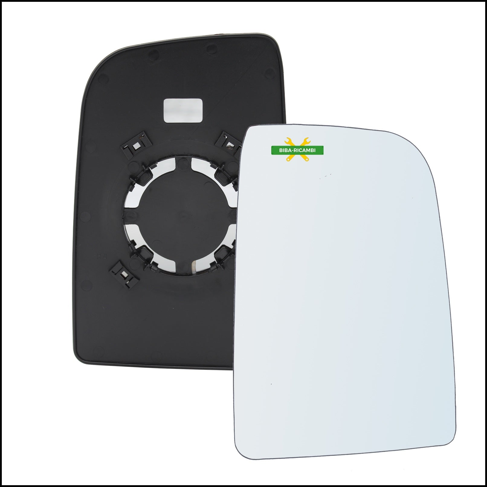 Piastra Retrovisore Superiore Lato Dx-Passeggero Per Mercedes Sprinter (906) dal 2006&gt; BIBA-RICAMBI