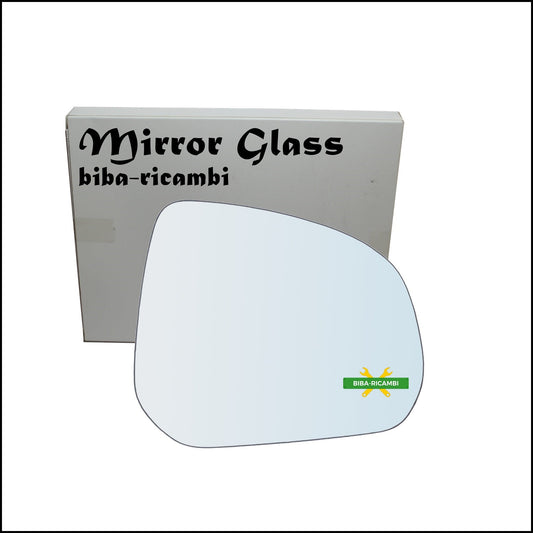 Vetro Specchio Retrovisore Lato Dx-Passeggero Per Nissan Pixo (UA0) dal 2009&gt; BIBA-RICAMBI